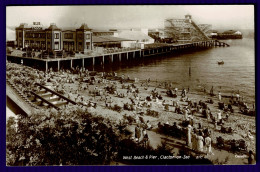 Ref 1656 - Early Real Photo Postcard - Roller Coaster - Clacton-on-Sea Pier Essex - Clacton On Sea