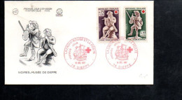 FDC 1967 CROIX ROUGE - 1960-1969