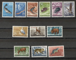 YUGOSLAVIA, ITALY, Trieste Zone B VUJA- MNH SET FAUNA, BIRDS, WILD ANIMALS-1954. - Ongebruikt