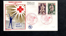 FDC 1967 CROIX ROUGE - 1960-1969