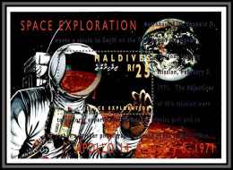 80514 Maldives Mi BL 321 Space Exploration Apollo 14 1971 TB Neuf ** MNH Espace (space) 1994 - Malediven (1965-...)