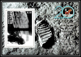 80509 Maldives Y&T BF 155 Apollo 11 Moon Landing 20th Anniversary TB Neuf ** MNH Espace (space) 1989  - Maldives (1965-...)