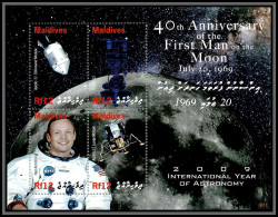 80508 Maldives Scott No 2988 50th Anniversary First Man On The Moon 2009 TB Neuf ** MNH Espace (space) - Afrique