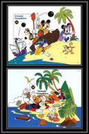 80250 Mi N°333/334 Grenadines Grenade Grenada Mickey Mouse Minnie Dingo Donald Disney Bloc Neuf ** MNH 1995 - Grenada (1974-...)