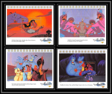 80261 Mi N°368/371 Guyana Guyane Aladdin The Genie Abu And The Magic Carpet Disney Bloc (BF) Neuf ** MNH 1993 - Disney