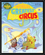 80209 Mi N°75 Palau Disney A Bug's Life 1001 Pattes World Greatest Circus Bloc (BF) Neuf ** MNH 1998 - Palau