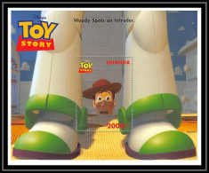 80206 Mi N°271 Uganda Ouganda Toy Story Woody Spots An Intruder Disney Bloc (BF) Neuf ** MNH 1996 - Disney