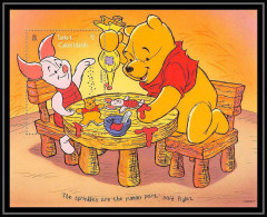 80186 Mi N°165 Turks And Caicos Winnie The Pooh Winnie L'ourson Tigrou Disney Bloc (BF) Neuf ** MNH 1996 - Turks And Caicos