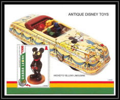 80181 Mi N°282 Sierra Leone Mickey's Yellow Limouse Voiture (Cars) Antique Disney Toys Disney Bloc (BF) Neuf ** MNH 1995 - Sierra Leone (1961-...)