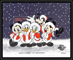 80176 Mi N°375 Sierra Leone Mickey & Minie 70th Anniversary Donal Daisy Christmas Disney Bloc Neuf ** MNH 1997 - Disney