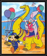 80171 Mi N°289 Sierra Leone Mickey Daisy And Amaizing Dinosaur Dinosaure Disney Bloc (BF) Neuf ** MNH 1996 - Disney