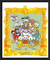 80157 Mi 330 Maldives Donald Duck And Family 1994 Picsou Daisy Castors Juniors Beavers Disney Bloc (BF) Neuf ** MNH 1994 - Maldives (1965-...)