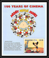80156 Mi 376 Maldives 100 Years Of Cinema Mikey Mousse Movies Disney Bloc (BF) Neuf ** MNH 1996 - Maldiven (1965-...)