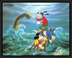 80154 Mi 346 Antigua & Barbuda Disney Jules Verne A Journey To The Center Of The Earth Donal Mickey Goofy ** MNH 1996 - Disney
