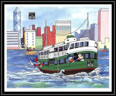 80153 Mi 281 Antigua & Barbuda Mickey Donald A Grand View Of Hong Kong Harbour Chine China 1994 Disney Bloc Neuf **  - Disney