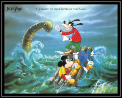 80154 Mi 346 Antigua & Barbuda Disney Jules Verne A Journey To The Center Of The Earth Donal Mickey Goofy ** MNH 1996 - Antigua Et Barbuda (1981-...)