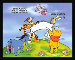 80151 Mi B 390 Antigua & Barbuda Winnie The Pooh Winnie L'ourson Tigrou Disney Bloc (BF) Neuf ** MNH 1998 - Disney