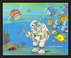 80129 Mi N°366 St Vincent & The Grenadines Disney Oceanographer Goofy Dingo Bloc (BF) Neuf ** MNH 1996 - St.Vincent & Grenadines