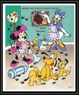 80110 Scott N°2927 Guyana Minnie And Daisy's Maid Service Pluto Disney Work Bloc (BF) Neuf ** MNH 1995 - Guyana (1966-...)