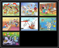 80123 Lot 7 Blocs Mi N°364/370 St Vincent & The Grenadines Disney Work Works Bloc (BF) Neuf ** MNH 1995 Fill Set Complet - Disney