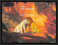 80072 Mi N°357 Dominique Dominica Le Roi Lion King Disney Bloc (BF) Neuf ** MNH 1998 - Dominica (1978-...)