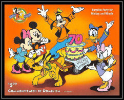 80067 Mi N°355 Dominique Dominica Mickey Minnie's 70th Anniversary 1998 Disney Neuf ** MNH - Disney