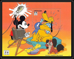 80062 Mi N°379 Grenade Grenada Pluto Chien (dog) Year Of The Dog Disney Bloc (BF) Neuf ** MNH 1994 - Disney