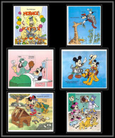 80083 Lot Mi N°452/457 Guyana Disney Goofy Horace Surgeon Pluto Disney Works Bloc (BF) Neuf ** MNH 1995 - Disney