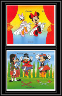 80055 Lot Mi N°419/420 Grenade Grenada Mickey Minnie Donald Pluto Daisy Pirates Disney Bloc (BF) Neuf ** MNH 1996 - Grenada (1974-...)