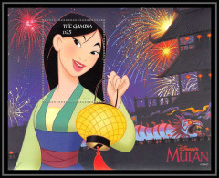 80030 Mi N°384 Gambie Gambia Mulan Disney Bloc (BF) Neuf ** MNH 1998 - Disney