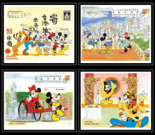 80049 Lot Mi N°445/449 Grenade Grenada Hong Kong 97 Mickey Minnie Donald Disney Bloc (BF) Neuf ** MNH 1997 - Disney