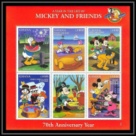 80002 Mi N°2691/2696 Ghana Mickey And Friends Disney Bloc (BF) Neuf *1998 - Disney