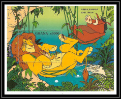 80003 Mi N°308 Ghana Disney Le Roi Lion Lion's King Simba Pumbaa Timonbloc (BF) Neuf ** MNH 1996 - Disney