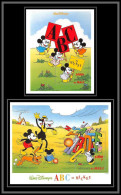 80006 Mi N°93/94 Mali Mickey Abc Alphabet Disney Bloc (BF) Neuf ** MNH 1996 - Mali (1959-...)