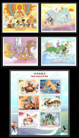 80015 Mi N°2537/2548 + 326/329 Gambie Gambia Mickey Minnie Donald Buddhist China Disney Neuf ** MNH SANS SURCHARGE 1997 - Gambie (1965-...)