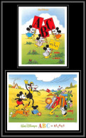 80006 Mi N°93/94 Mali Mickey Abc Alphabet Disney Bloc (BF) Neuf ** MNH 1996 - Disney
