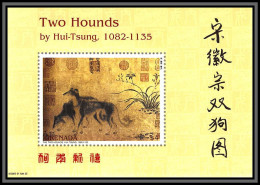 80899 Grenada Mi BF 750 Two Hounds Hui Tsung China Tableau (Painting) Chiens Chien Dog Dogs TB Neuf ** MNH 2006  - Grenade (1974-...)
