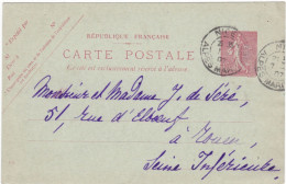 FRANCIA - INTERO POSTALE - VIAGGIATO - VIAGGIATO - 1907 - Sonstige & Ohne Zuordnung