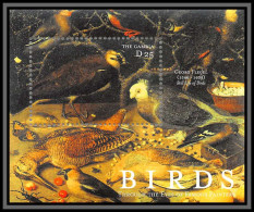 80847 Gambia Gambie Yt N°494g ** MNH Oiseaux Birds Bird Georg Flegel Tableau Painting 2000 Nature Morte 1637 Insects - Gambia (1965-...)