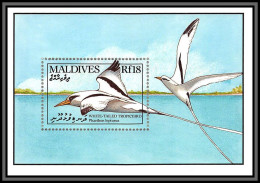 80836 Maldives Mi N°171 TB Neuf ** MNH Oiseaux Birds Bird White Tailed Tropicbird Phaéton 1990 Phaethontidae - Malediven (1965-...)