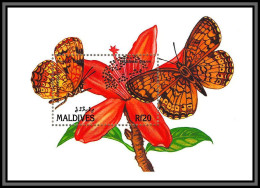 80792 Maldives Y&T N°197 Papillons Butterflies Schmetterlinge Bombax Phyclodes Tharos 1991 ** MNH  - Mariposas
