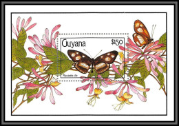 80784 Guyana Guyane Mi BF N°102 TB Neuf ** MNH Papillons Butterflies Schmetterlinge Phyciodes Eresia Clio 1990 - Guyana (1966-...)