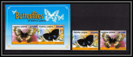 80781b Sierra Leone YT BF N°635 + Timbres TB Neuf ** MNH Papillons Butterflies Schmetterlinge Junonia 2010 - Vlinders