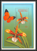 80759 Antigua & Barbuda Yt N°460 ** MNH Papillons Butterflies Schmetterlinge Orchidées ORCHIDS Rossioglossum 2000 - Antigua En Barbuda (1981-...)