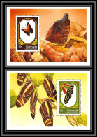 80765 Grenada Grenadines Mi N°268/269 TB Neuf ** MNH Papillons Butterflies Schmetterlinge Orion Zebra 1993 - Grenade (1974-...)