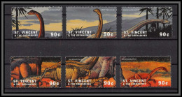 80703 St Vincent Grenadines N° TB Neuf ** MNH Animaux Prehistoriques Prehistorics Dinosaures Dinosaurs 2001 - Préhistoriques