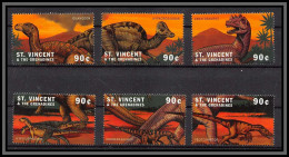 80704 St Vincent Grenadines N° TB Neuf ** MNH Animaux Prehistoriques Prehistorics Dinosaures Dinosaurs 2001 - Préhistoriques