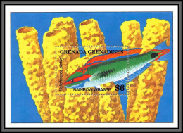 80686 Grenada Grenadines Y&t BF 148 Rainbow Wrasse Coris Julis Poissons (Fish) Fishes ** MNH 1994 - Grenade (1974-...)