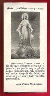 Image Pieuse Mater Castisima Ora Pro Nobis - Textes En Espagnol - Espagne - Images Religieuses