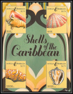 80672c Antigua & Barbuda Mi BF N°4918/4921 ** MNH Shells Shell Coquillages 2011 - Coneshells